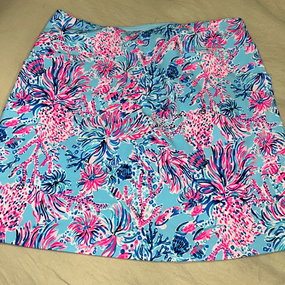 Lilly Pulitzer Blue and Pink Skirt